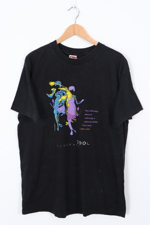 ARTHUR C CLARK Science Siggraph Black Art Tee (L)