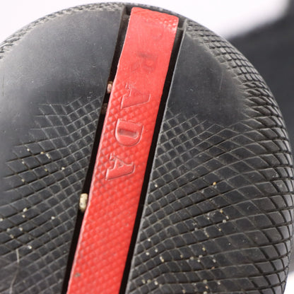 PRADA Sport Slip On Black Leather Loafers (Men's 9.5) - Vintage Sole Melbourne