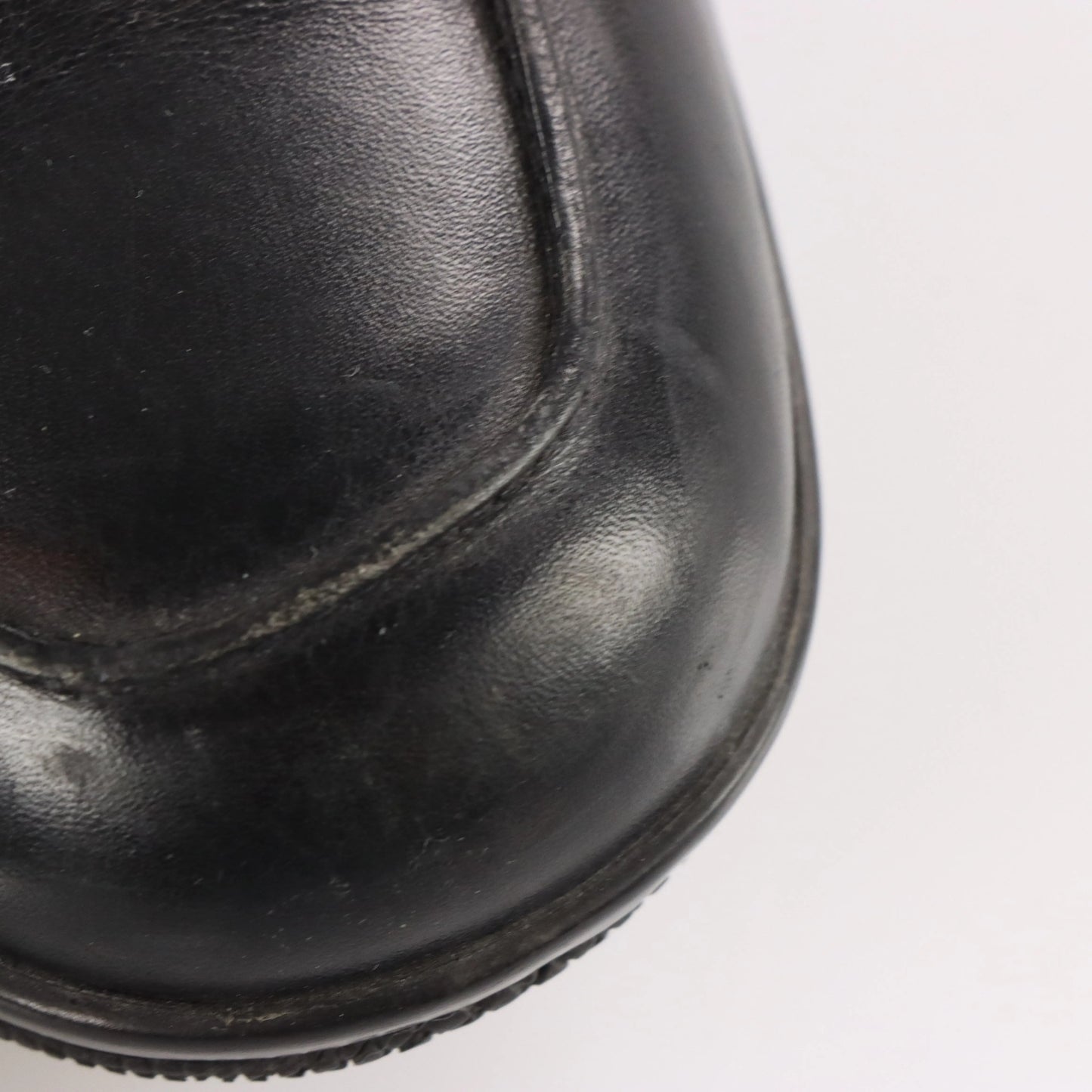 PRADA Sport Slip On Black Leather Loafers (Men's 9.5) - Vintage Sole Melbourne