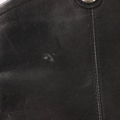 FRYE 'Melissa' Button Tall Black Leather Riding Boots (Women's 7.5) - Vintage Sole Melbourne