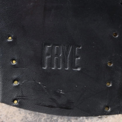 FRYE 'Melissa' Button Tall Black Leather Riding Boots (Women's 7.5) - Vintage Sole Melbourne