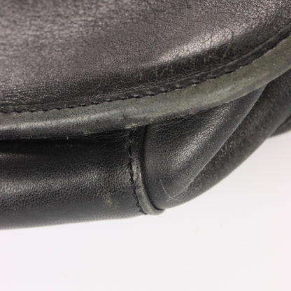 REPLICA Coach Korea Made Black Leather Satchel Bag