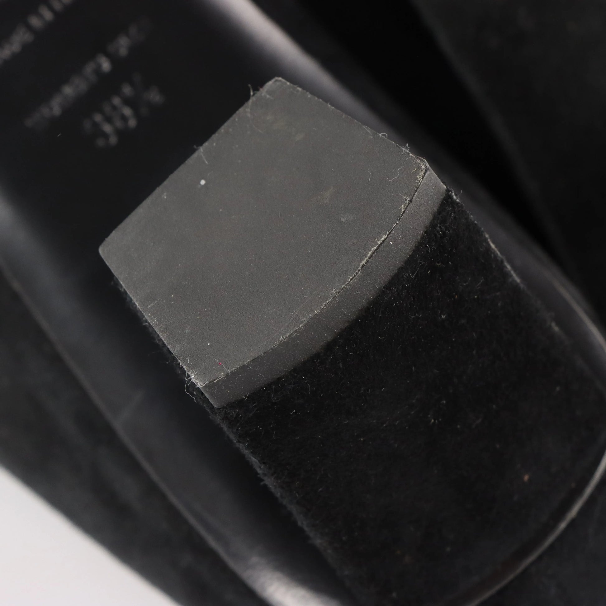 ROGER VIVIER Suede Geometric Italy Made Black Pump Heels (38.5) - Vintage Sole Melbourne