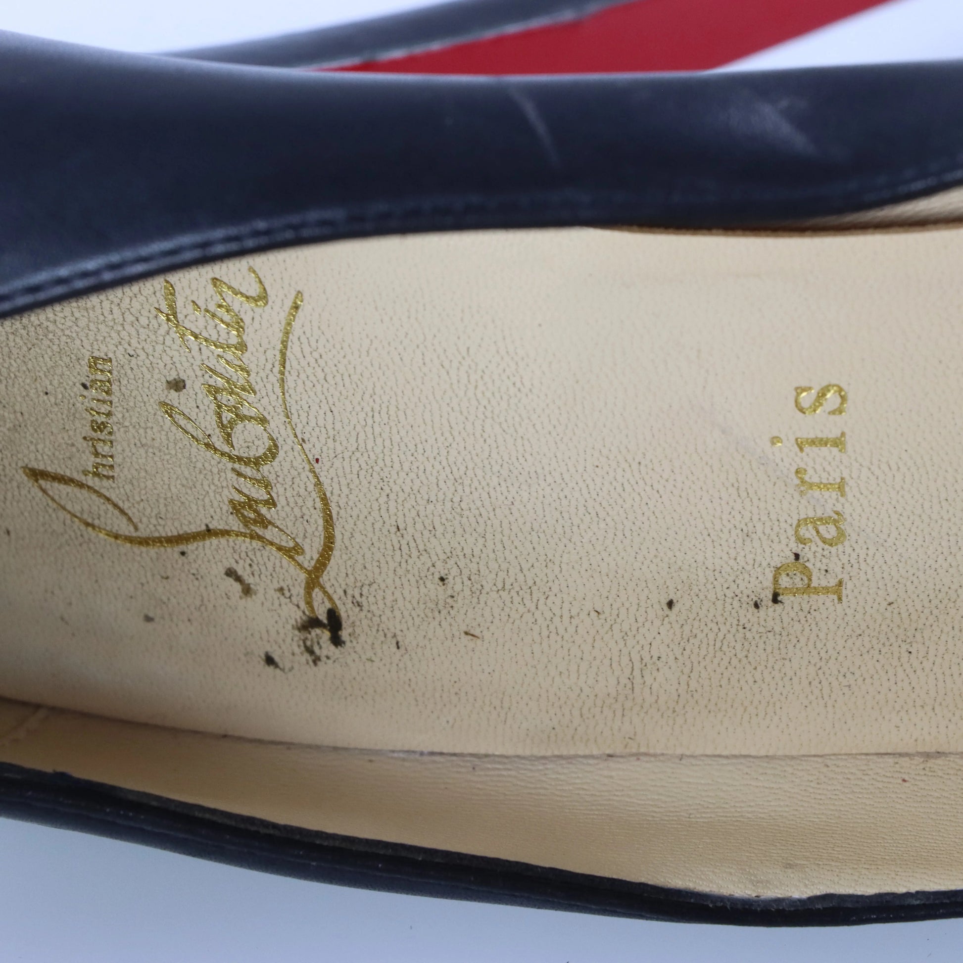 CHRISTIAN LOUBOUTIN 'Maggie' Pony Hair Steel Toe Platform Pump Heels (37.5) - Vintage Sole Melbourne