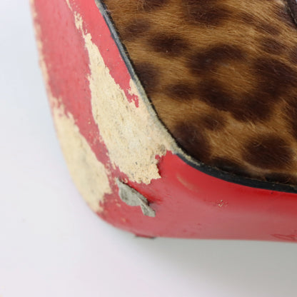CHRISTIAN LOUBOUTIN 'Maggie' Pony Hair Steel Toe Platform Pump Heels (37.5) - Vintage Sole Melbourne