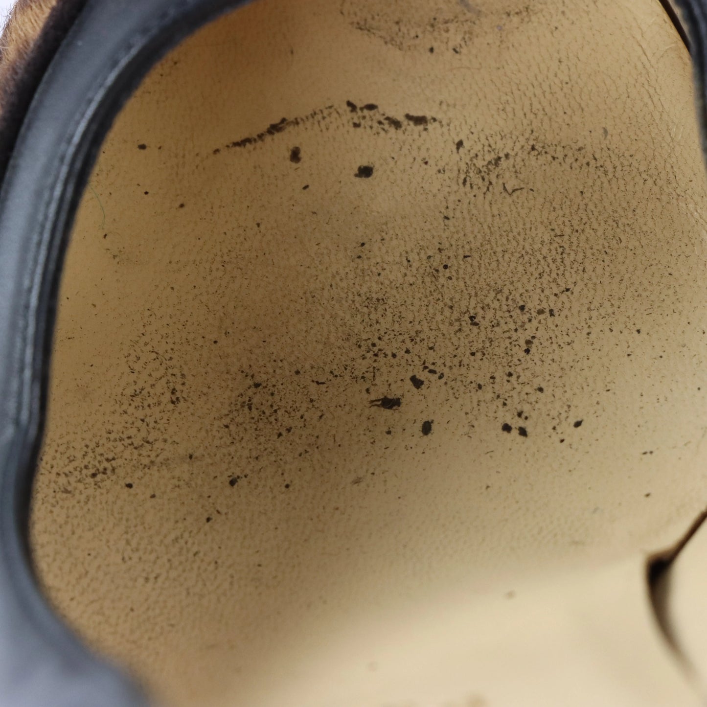 CHRISTIAN LOUBOUTIN 'Maggie' Pony Hair Steel Toe Platform Pump Heels (37.5) - Vintage Sole Melbourne