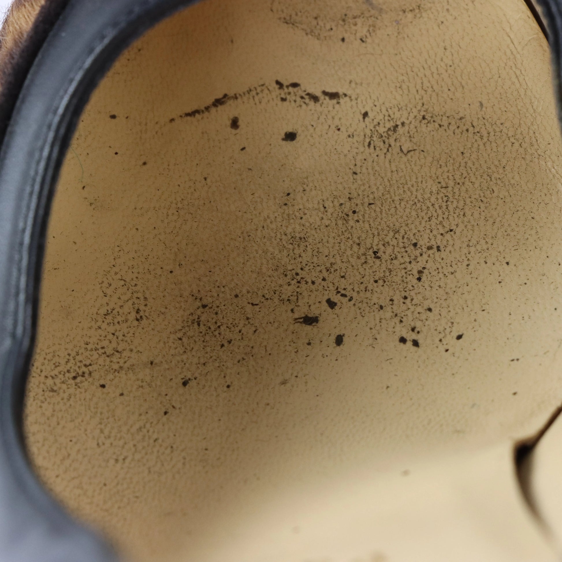 CHRISTIAN LOUBOUTIN 'Maggie' Pony Hair Steel Toe Platform Pump Heels (37.5) - Vintage Sole Melbourne