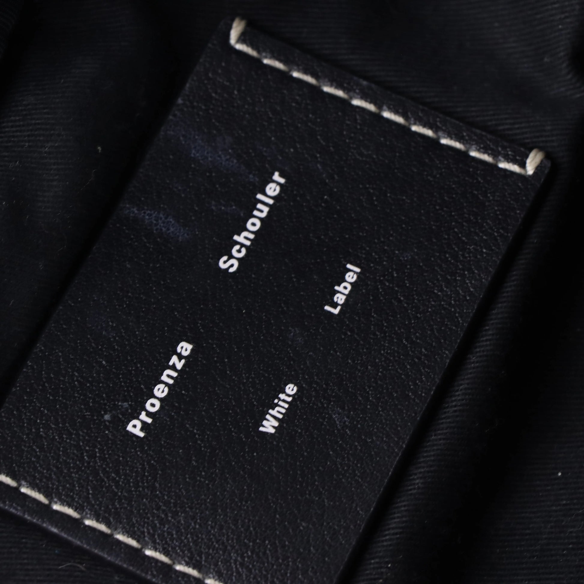 PROENZA SCHOULDER 'White Label' Black Leather Crossbody Bag *Aubany Vintage Sole Melbourne