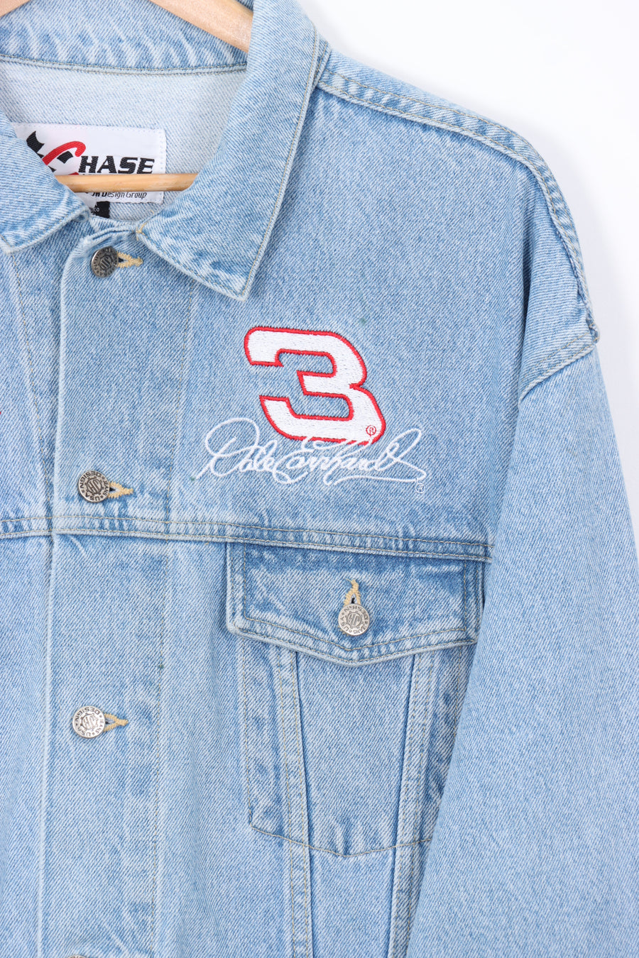 NASCAR Dale Earnhardt #3 Embroidered Denim Jacket (XXL)