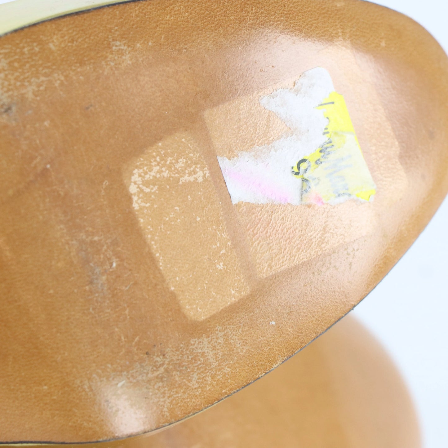 LUCIANO PADOVAN Platform Gold & Black Pump Heels (38.5) *Aubany Vintage Sole Melbourne