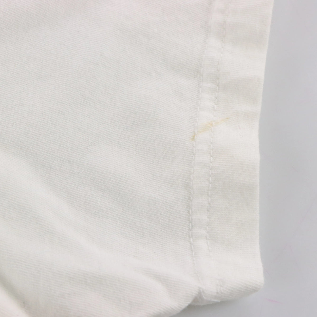 ENYCE Gold Foil Detail Spell Out Logo Studded White T-Shirt (XL)