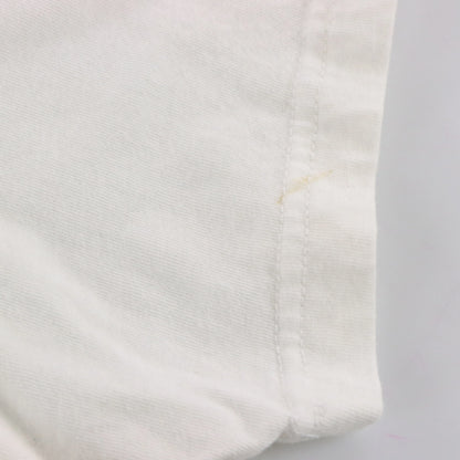 ENYCE Gold Foil Detail Spell Out Logo Studded White T-Shirt (XL)