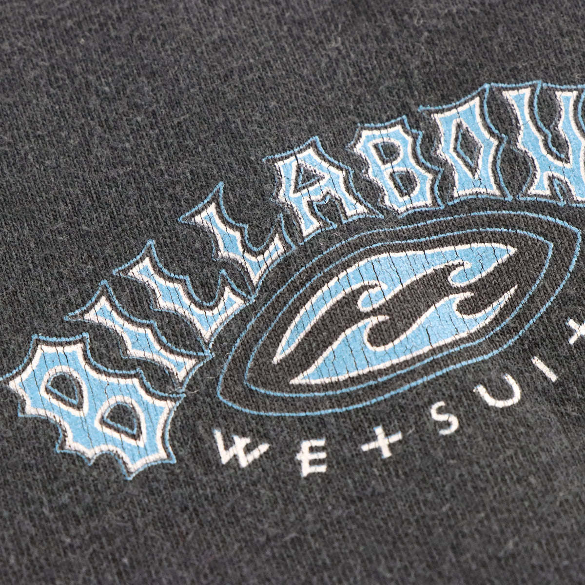 BILLABONG Wetsuits Logo Black Single Stitch Vintage Surfer Tee (XL)