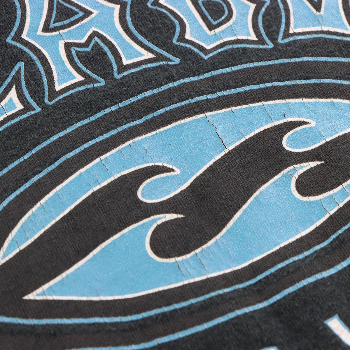 BILLABONG Wetsuits Logo Black Single Stitch Vintage Surfer Tee (XL)