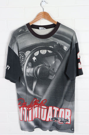 NASCAR Dale Earnhardt #3 "Intimidator" All Over T-Shirt USA Made (L)