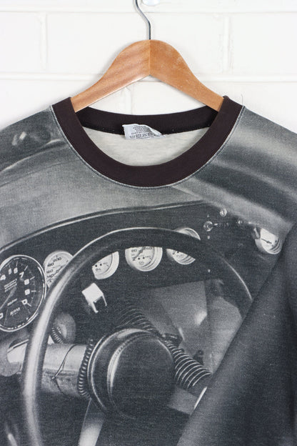 NASCAR Dale Earnhardt #3 "Intimidator" Cockpit All Over T-Shirt USA Made (L)