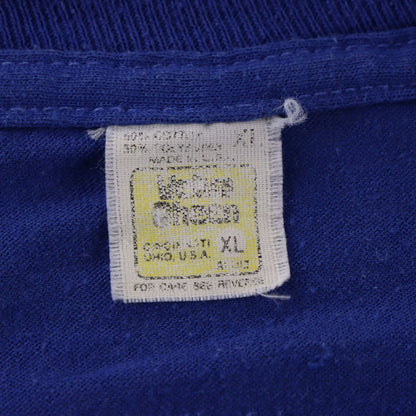 DISNEY Dallas Texas Retro Mickey Mouse Puff Print Single Stitch Tee USA Made (M-L) ***COCO Vintage Sole Melbourne