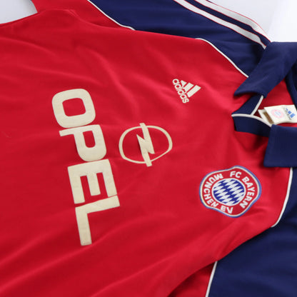 Vintage ADIDAS Bayen Munich FC 1999-2001 Home Soccer Jersey (L)