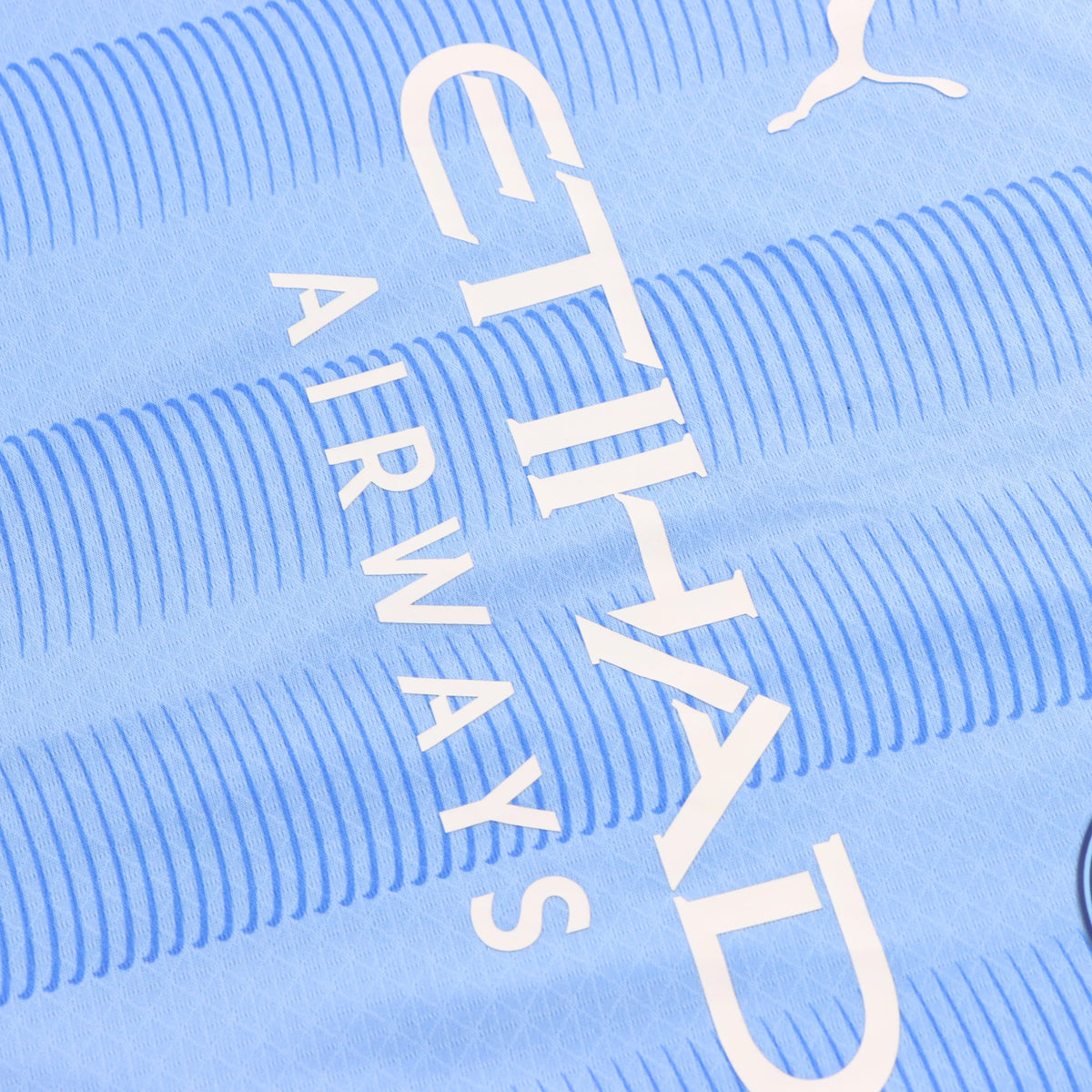 Vintage PUMA Manchester City 2023-2024 Home Authentic Ultra Weave Blue Jersey (XL)