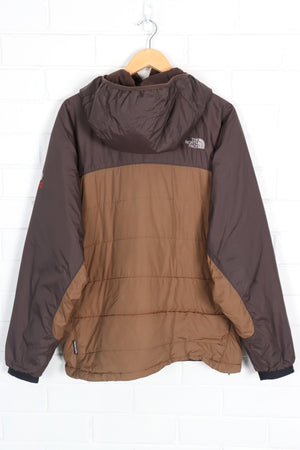 THE NORTH FACE Summit Series Brown Puffer Hooded Jacket (XL)