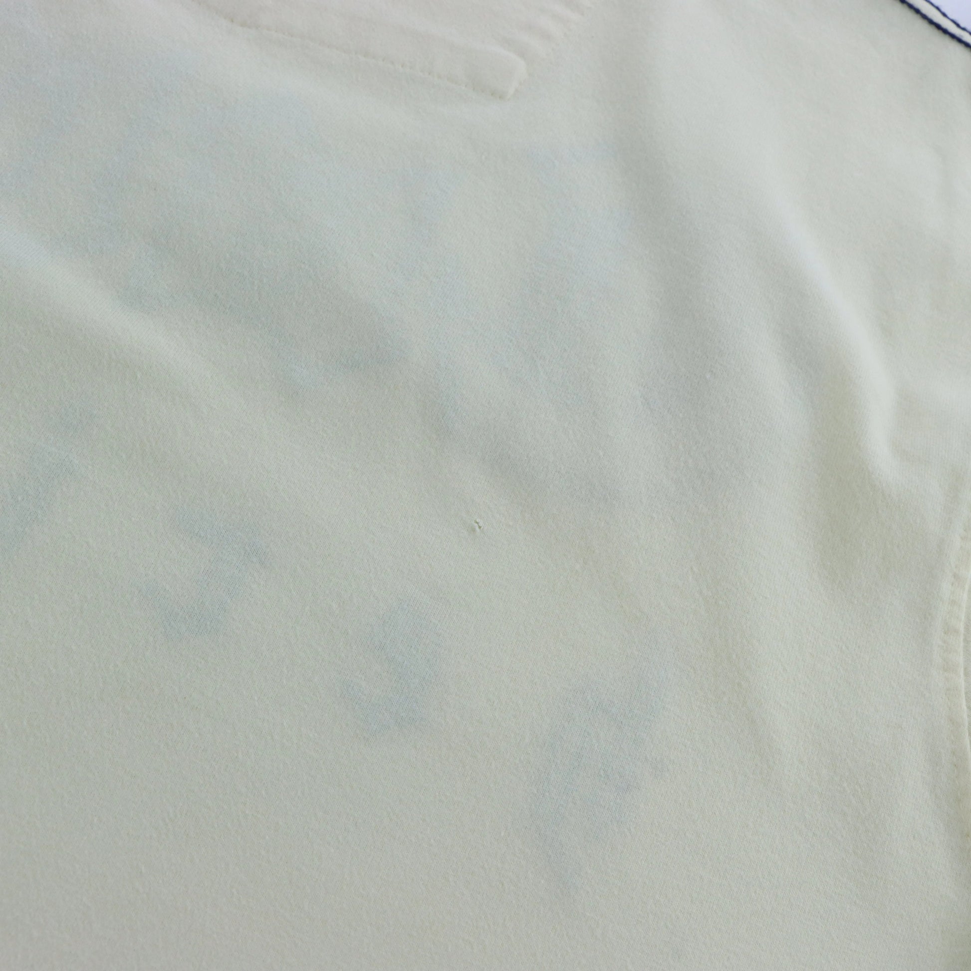 COOGI Heritage Light Yellow & Navy Embroidered Logo Patch T-Shirt (L) Vintage Sole Melbourne