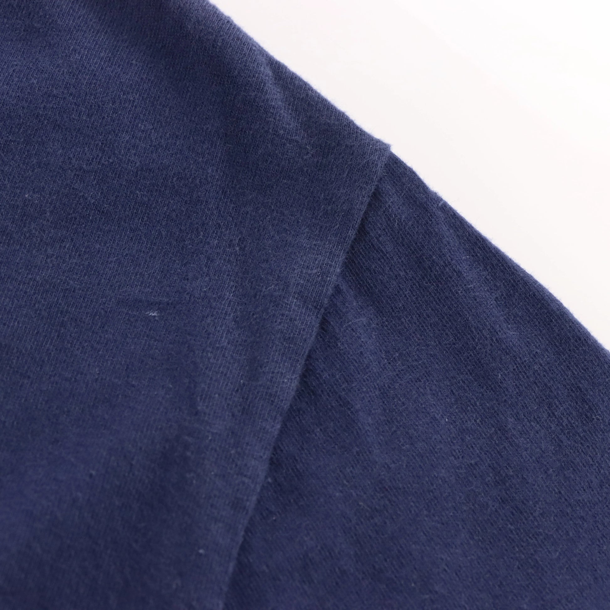 NIKE Navy & White Embroidered Swoosh Logo Casual Tee (M) Vintage Sole Melbourne