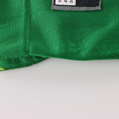 Vintage NIKE Brazil 1997 Goalkeeper Swoosh USA Made Green Long Sleeve Jersey (L)