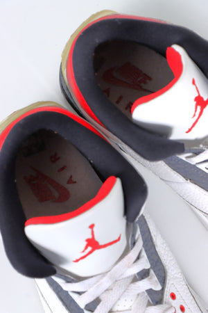 NIKE Air Jordan 3 Retro 'Fire Red Denim' Sneakers (10)