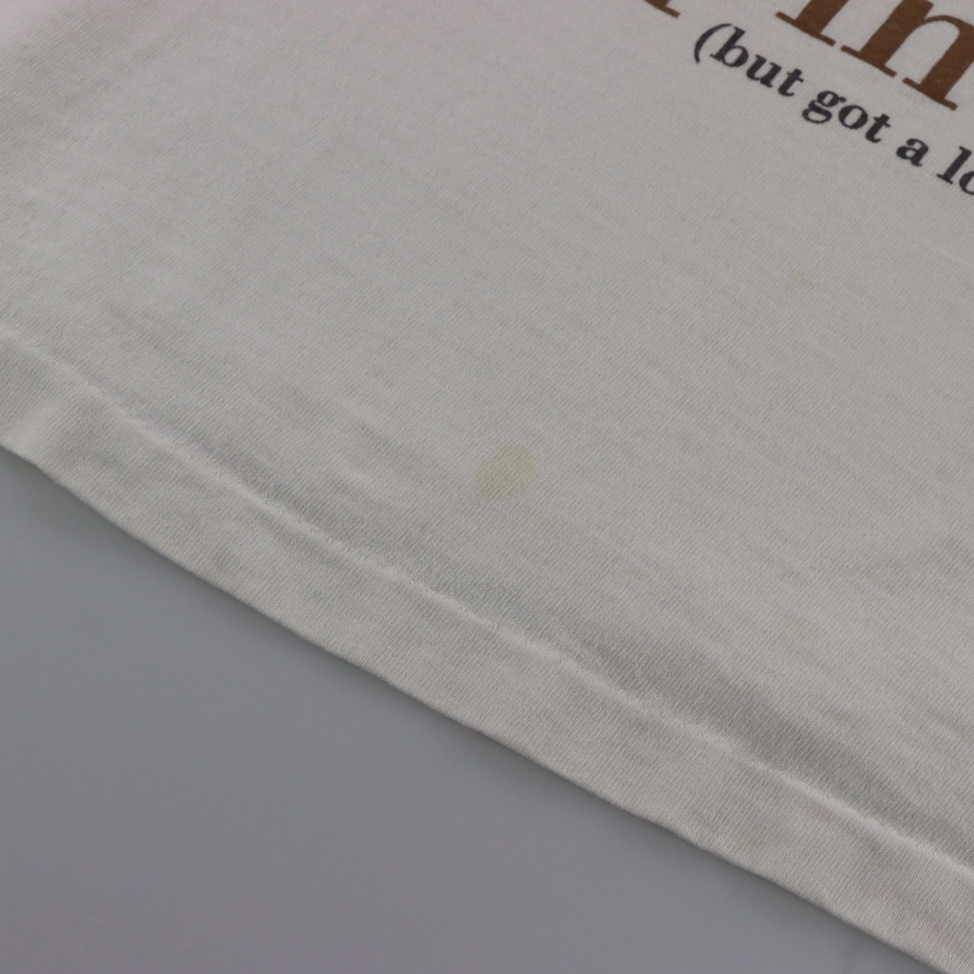 WARNER BROS Wizard Of Oz Cowardly Lion "Got A Lot Of Nerve" Single Stitch White T-Shirt USA Made (XL-XXL) Vintage Sole Melbourne