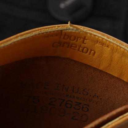 Vintage BORT CARLETON Lace-Up USA Made Tan Riding Boots (7.5) *Aubany - Vintage Sole Melbourne