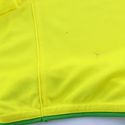 Vintage NIKE Brazil Swoosh Original Ronaldinho Made in Brazil Yellow Soccer Jersey (M)