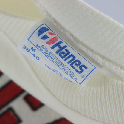 1984 CHICAGO CUBS Pro Sport MBL Baseball White 50/50 Sweatshirt (S-M) - Vintage Sole Melbourne