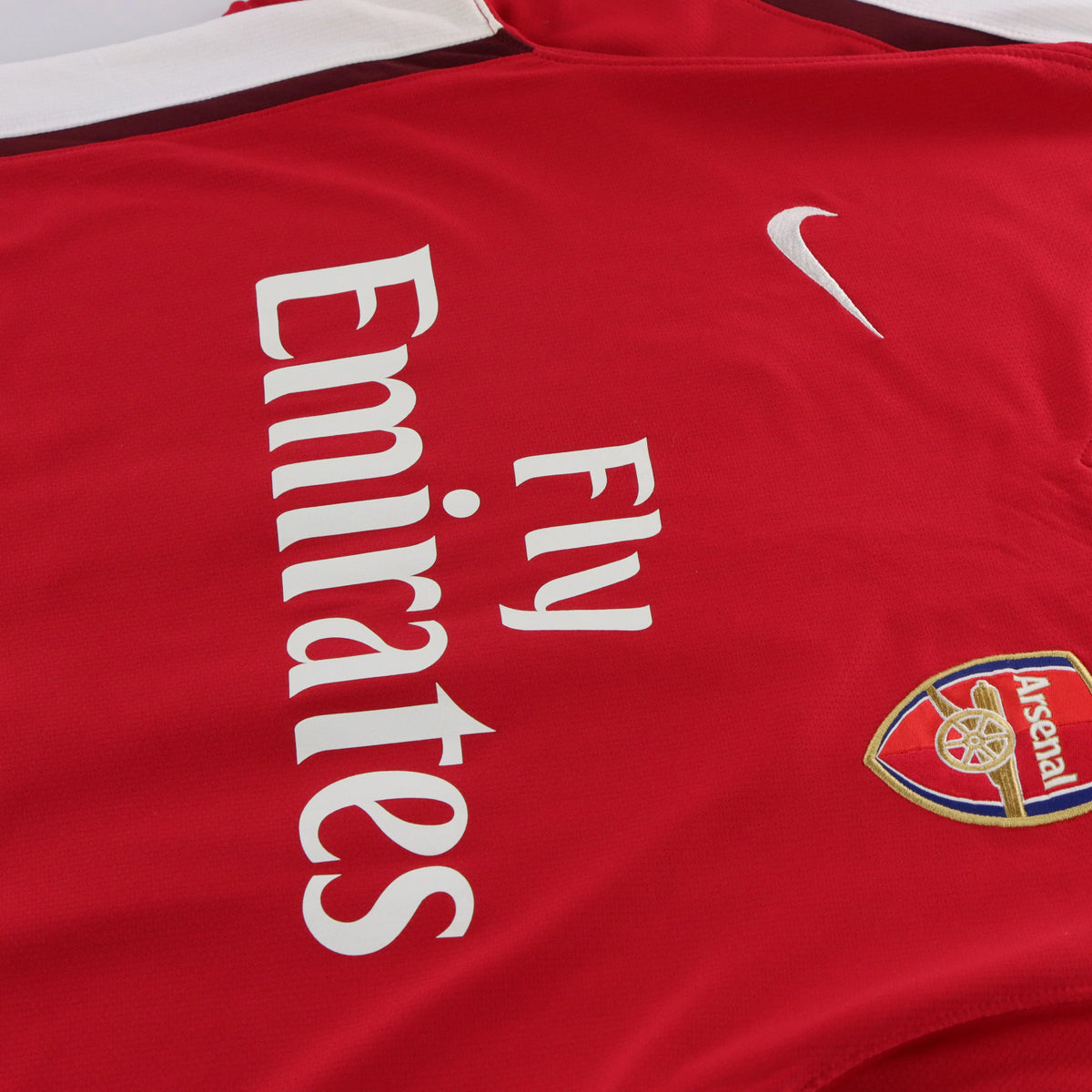 Vintage NIKE Arsenal 2008-2010 Van Persie Embroidered Swoosh Red Soccer Jersey (L)