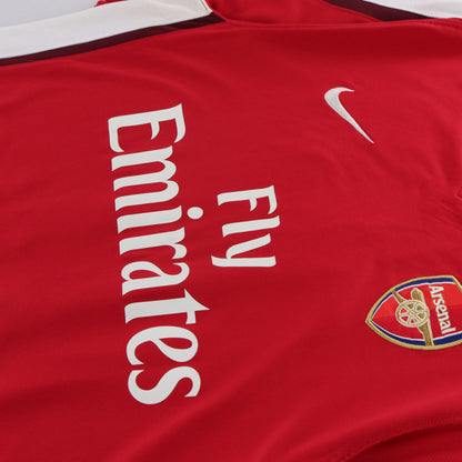 Vintage NIKE Arsenal 2008-2010 Van Persie Embroidered Swoosh Red Soccer Jersey (L)