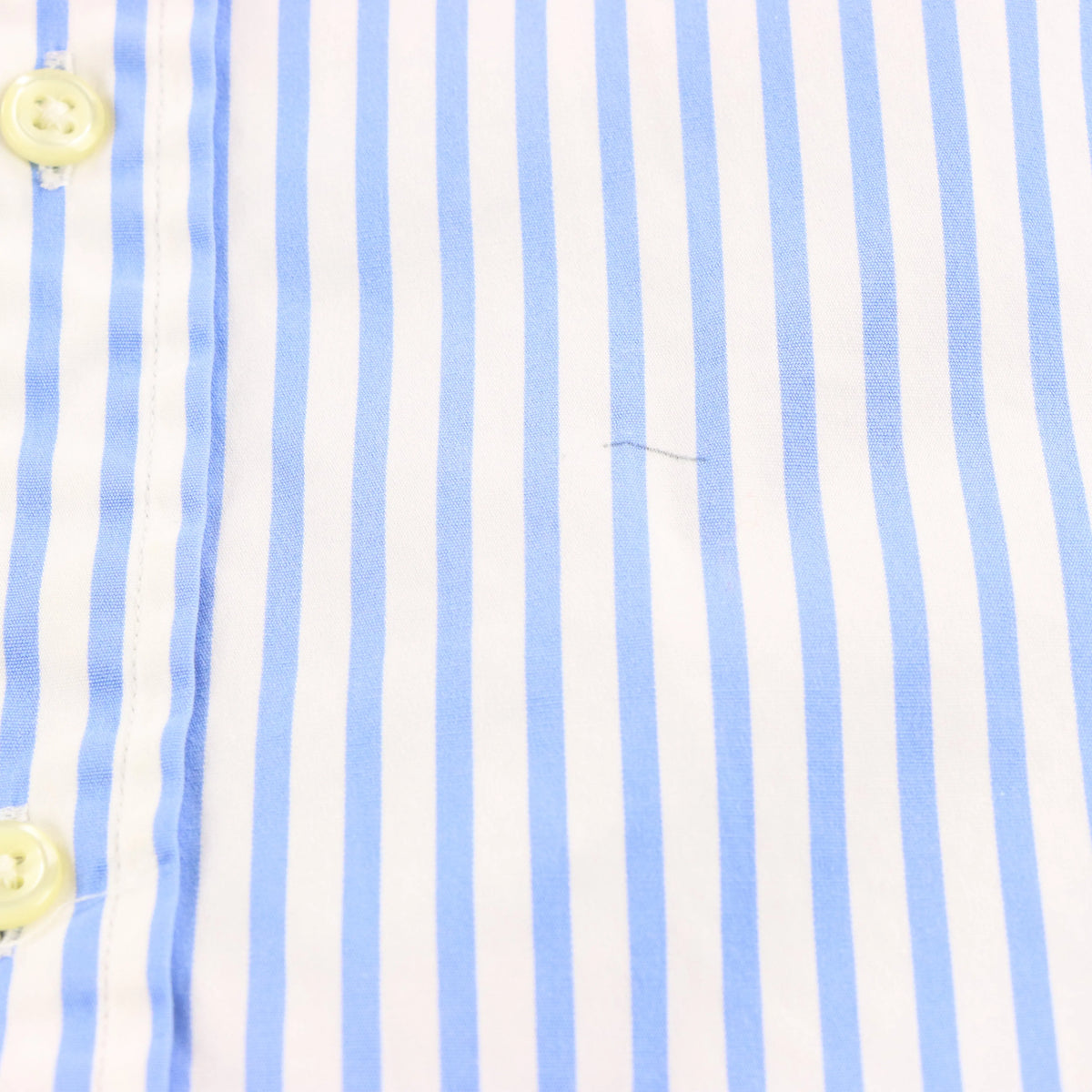 Vintage RALPH LAUREN 'Custom Fit' Pink Embroidered Pony Light Blue & White Stripe Shirt (M TALL)