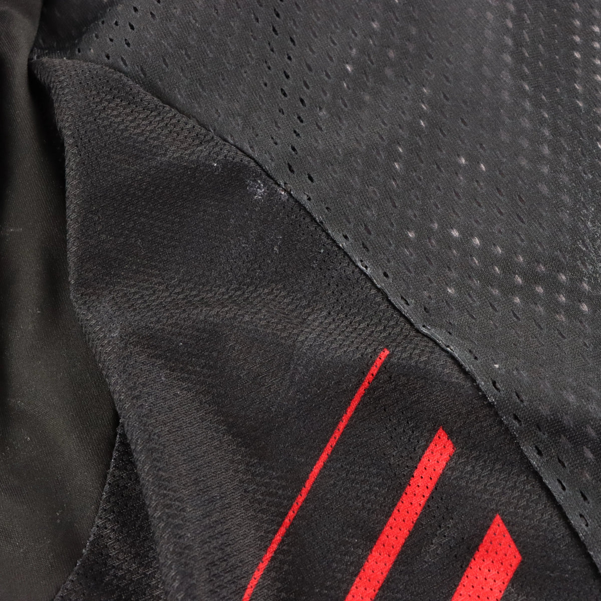 FOX RACING Black & Red Mesh Motocross Dirt Bike Jersey (L)