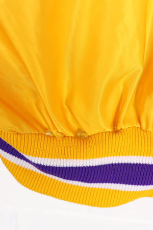 NBA LA Lakers Embroidered 1/4 Zip Windbreaker USA Made (XL)
