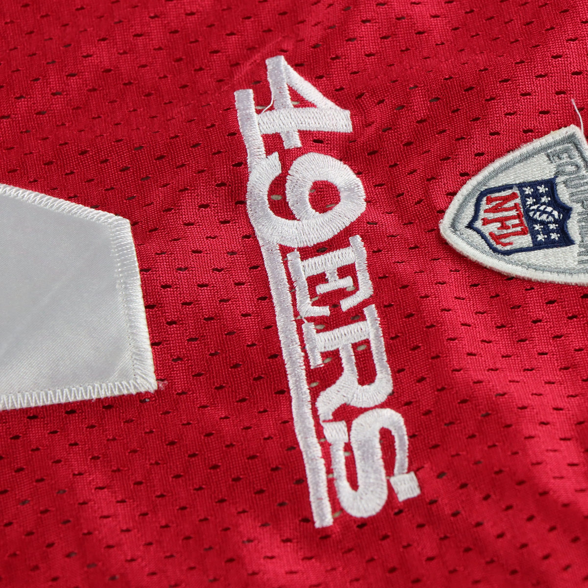Vintage NFL San Francisco 49ers New With Tags Embroidered #1 Alex Smith Red Jersey (XL)