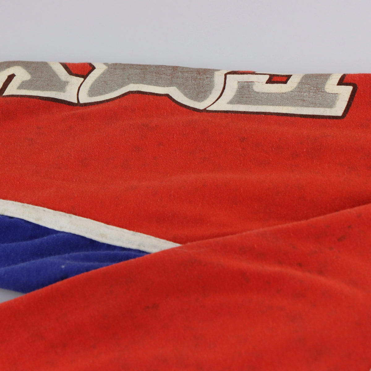 Vintage FOX RACING 90's Bayl Motocross Long Sleeve Orange & Blue T-Shirt (XL)