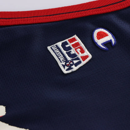 Vintage CHAMPION X USA NBA Grant Hill Olympic Basketball Singlet Jersey (XXL)