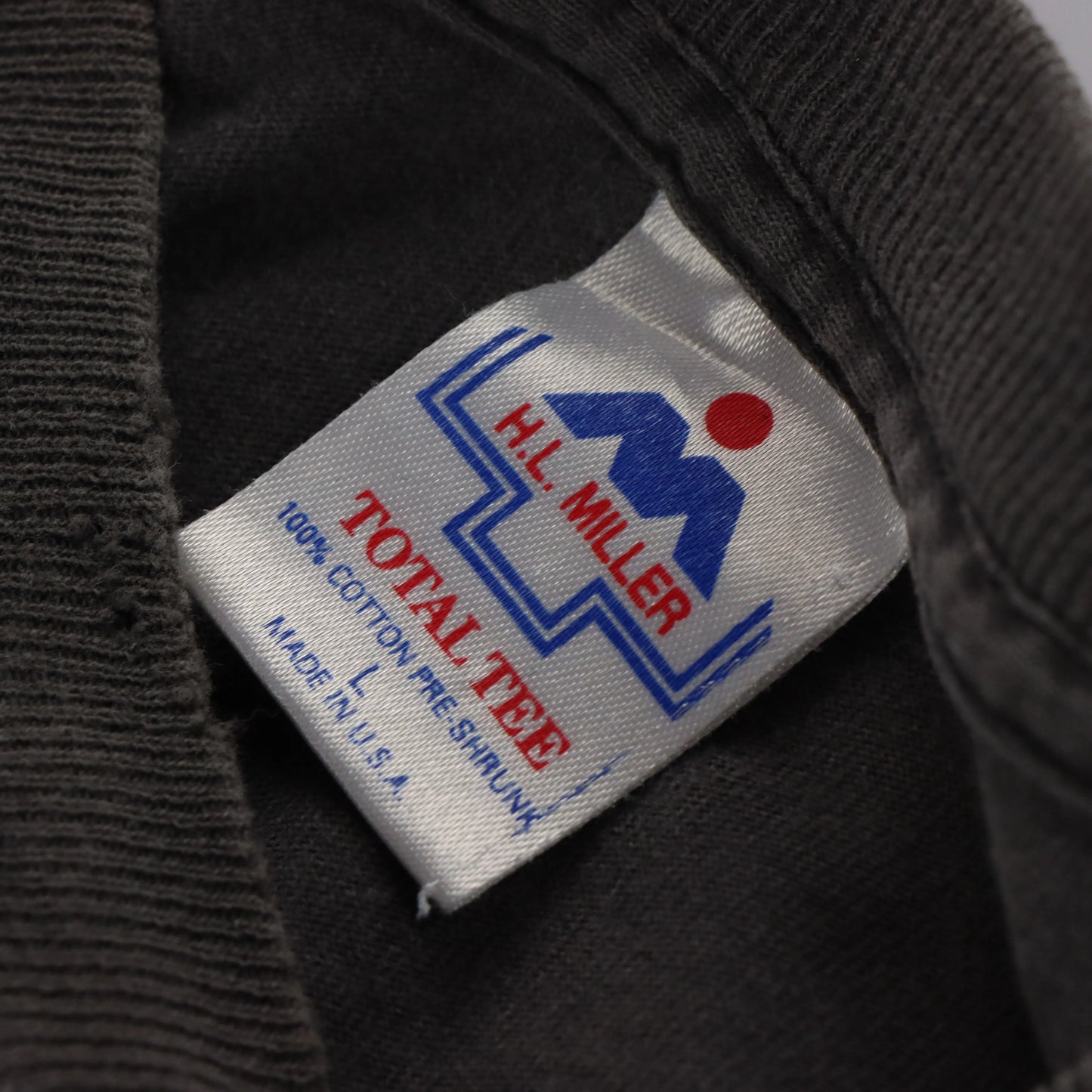 Vintage Fishing Trout & Ducks All Over Print Grey USA Made T-Shirt (L) - Vintage Sole Melbourne