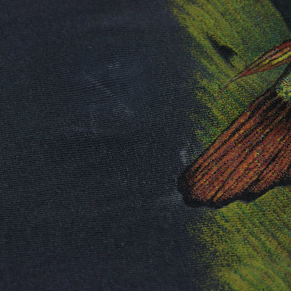 Vintage Fishing Trout & Ducks All Over Print Grey USA Made T-Shirt (L) - Vintage Sole Melbourne