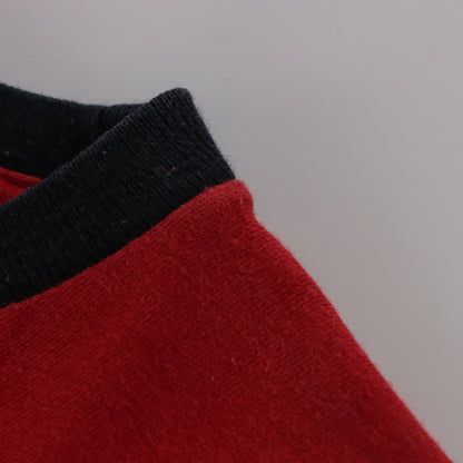 NIKE Vintage Ringer Embroidered Swoosh Logo Red & Black T-Shirt (S-M) - Vintage Sole Melbourne