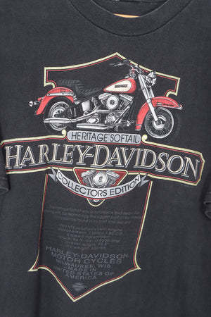 The Harley Shop HARLEY DAVIDSON Longview Texas Black Tee (L)