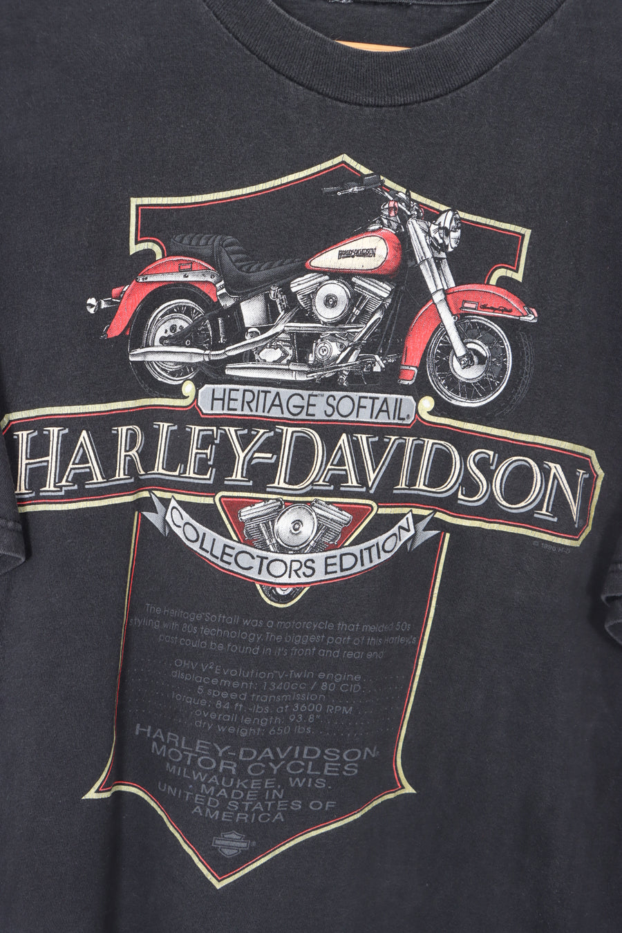The Harley Shop HARLEY DAVIDSON Longview Texas Black Tee (L)