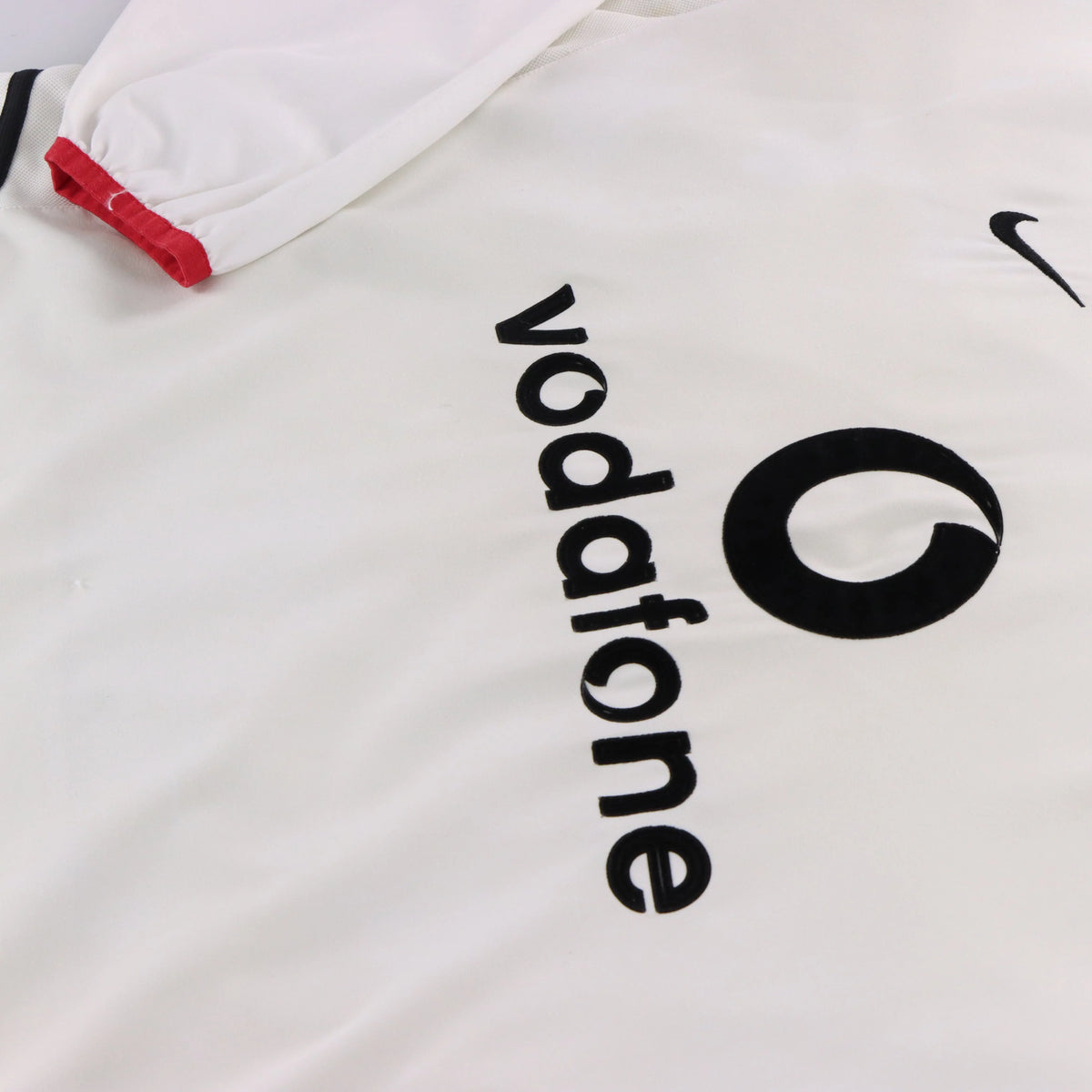 Vintage NIKE Manchester United 2002/2003 Away Long Sleeve White Jersey(L-XL)