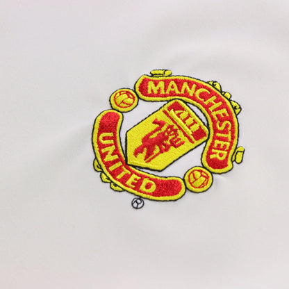 Vintage NIKE Manchester United 2002/2003 Away Long Sleeve White Jersey(L-XL)