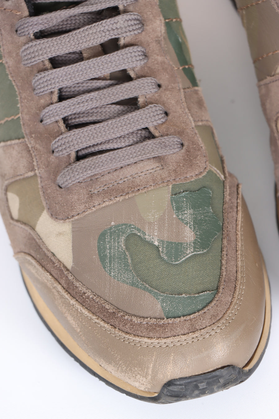 VALENTINO Camouflage 'Rockrunner' Multicolour Sneakers (43)