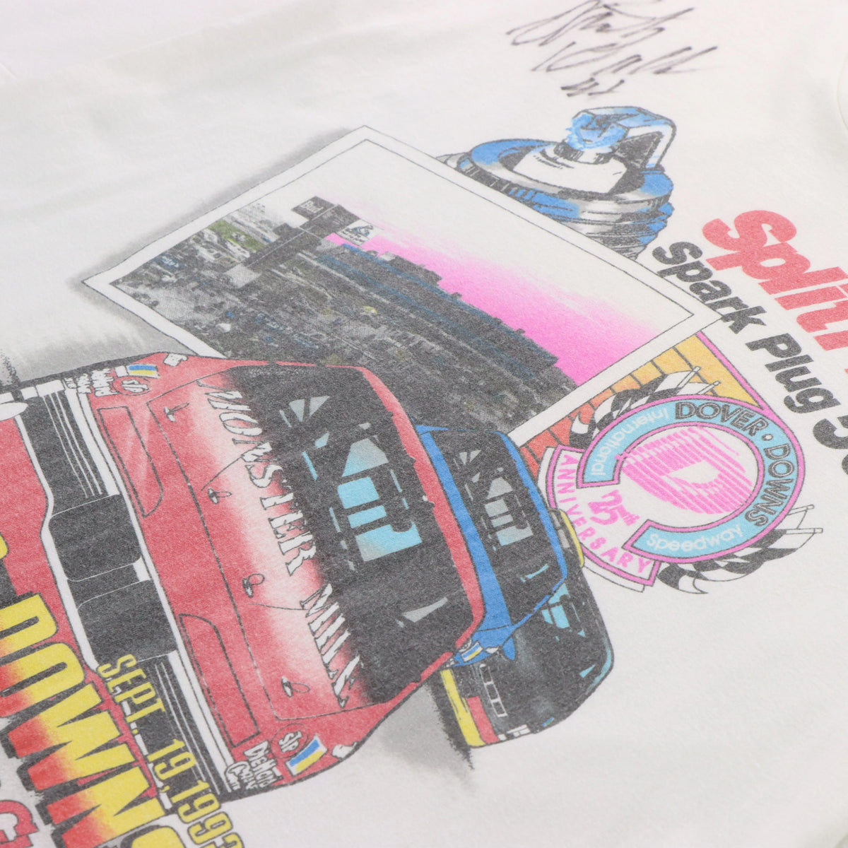 Vintage 1993 NASCAR Rusty Wallace Signature Single Stitch Winston Cup Racing T-Shirt (XL)