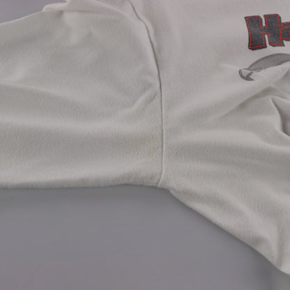 HARLEY DAVIDSON Washington DC Flame Graphic Long Sleeve T-Shirt (L) ***COCO Vintage Sole Melbourne